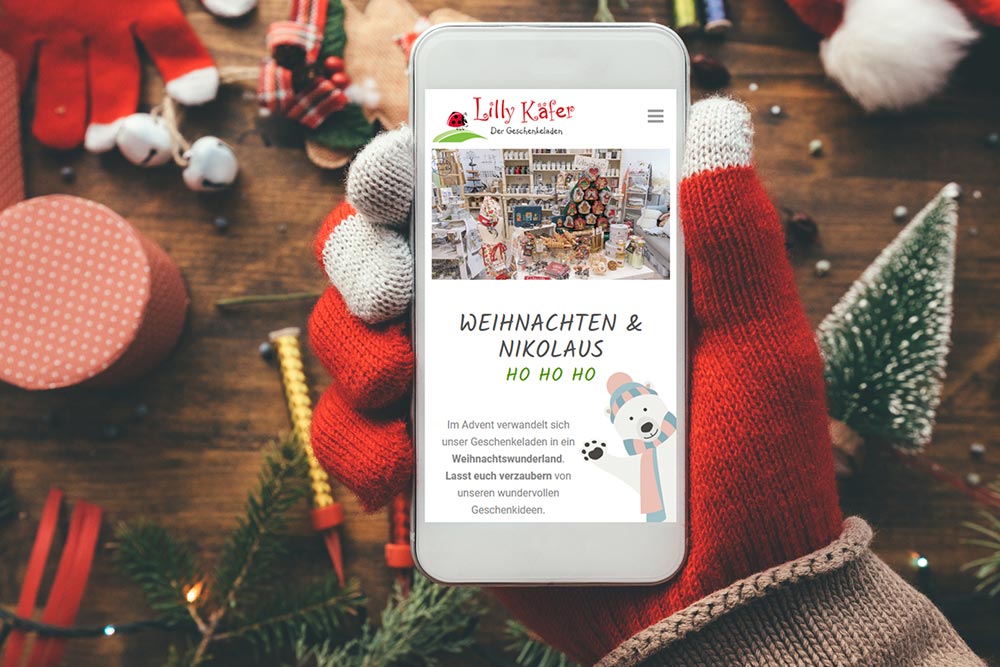 lilly kaefer ueber uns website going live